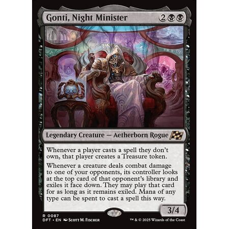 Gonti, Night Minister