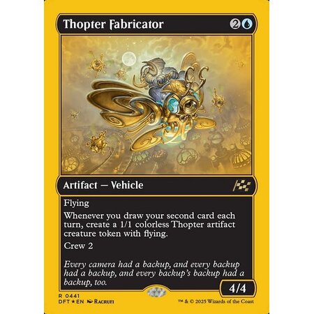 Thopter Fabricator - First Place Foil