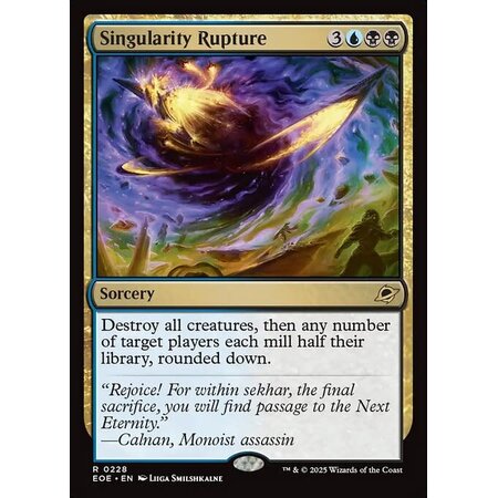 Singularity Rupture