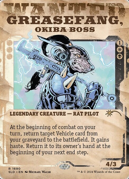 Greasefang, Okiba Boss - Foil