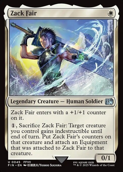 Zack Fair - Foil