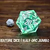 Premium Jumbo D20 - Half-Orc