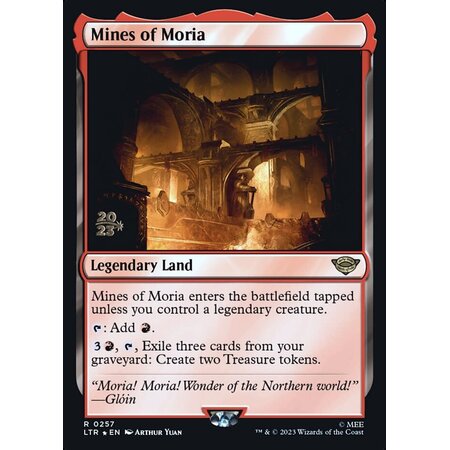 Mines of Moria - Foil - Prerelease Promo