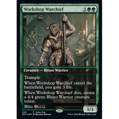 Workshop Warchief - Foil - Game Day Promo