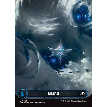 Island (368) Full Art - Galaxy Foil