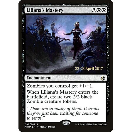 Liliana's Mastery - Prerelease Promo - Foil