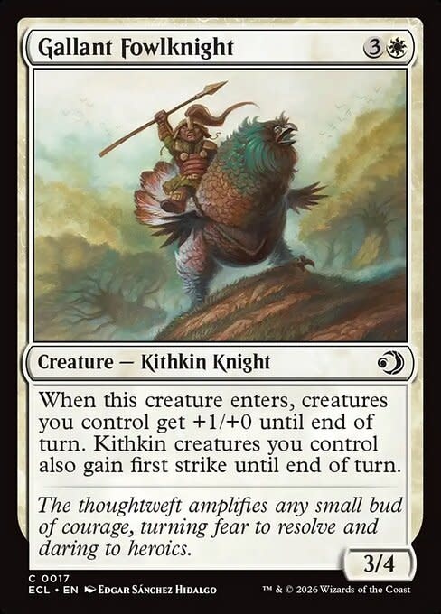 Gallant Fowlknight - Foil