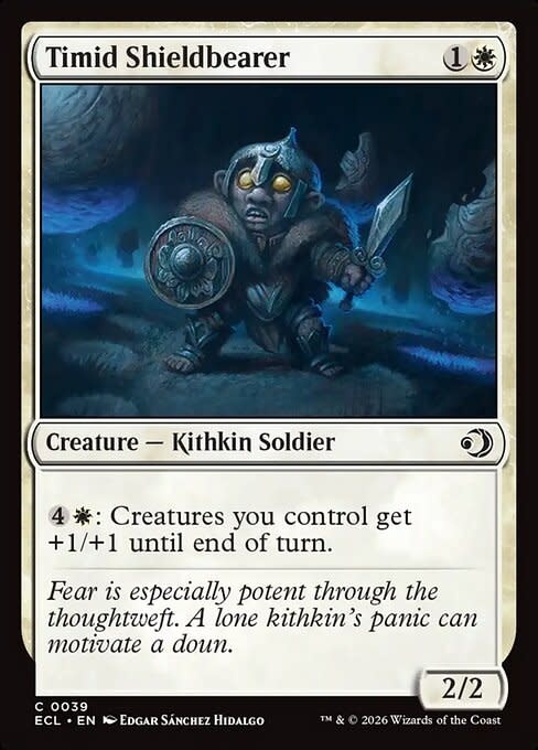 Timid Shieldbearer - Foil