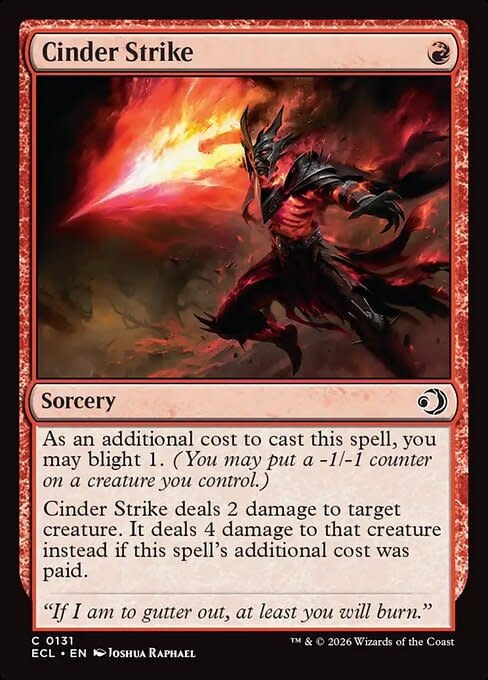 Cinder Strike - Foil