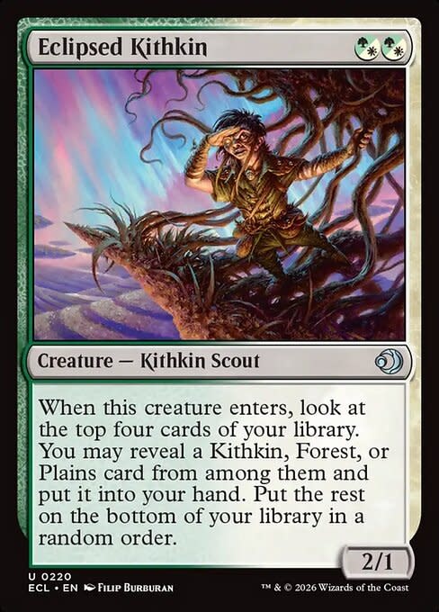 Eclipsed Kithkin - Foil