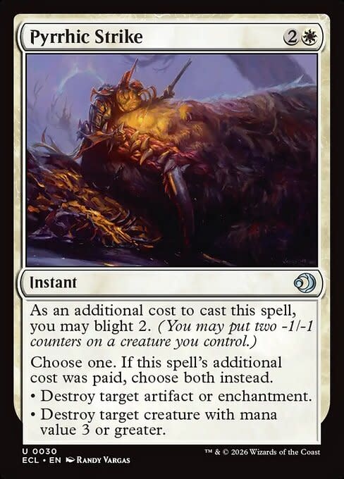 Pyrrhic Strike - Foil