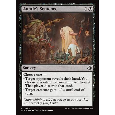 Auntie's Sentence - Foil