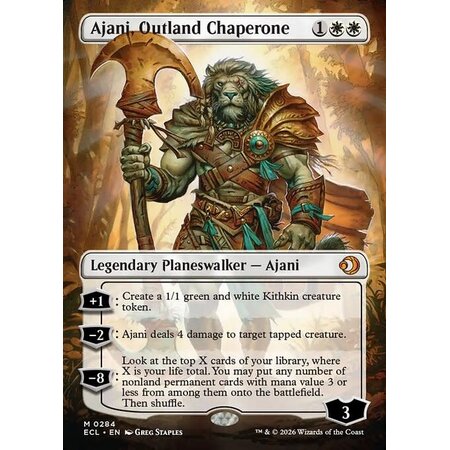 Ajani, Outland Chaperone - Foil