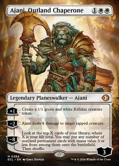 Ajani, Outland Chaperone - Foil