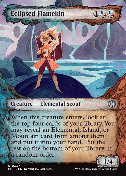 Eclipsed Flamekin - Foil