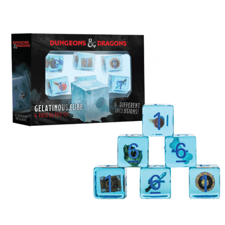 Dungeons & Dragons Gelatinous Cube D6 (6 pack)
