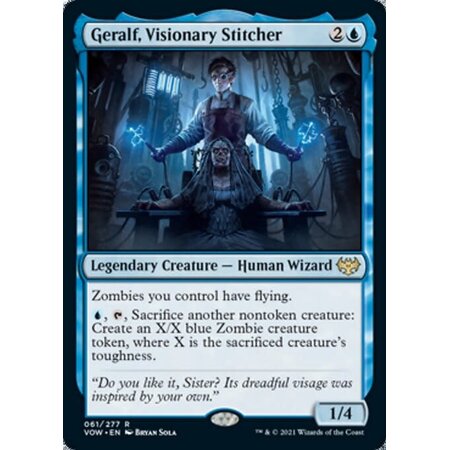 Geralf, Visionary Stitcher