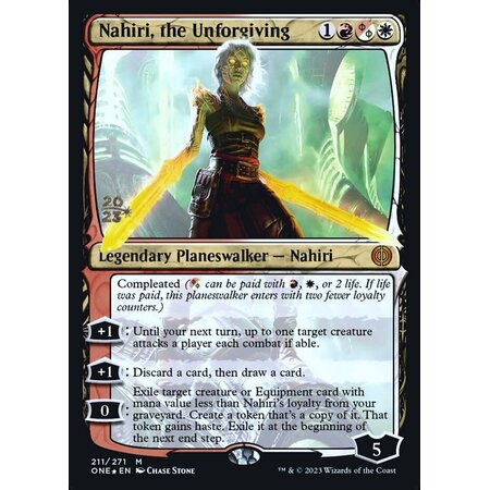 Nahiri, the Unforgiving - Foil - Prerelease Promo