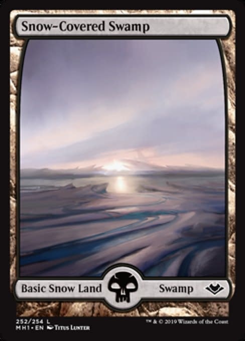 Snow-Covered Swamp - Full Art (252)