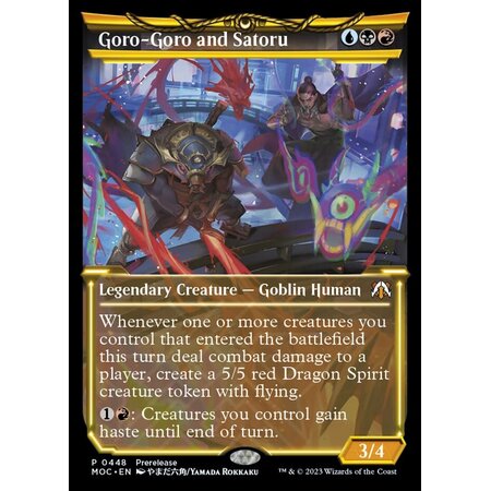 Goro-Goro and Satoru - Planar Prerelease Promo