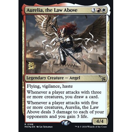 Aurelia, the Law Above - Foil - Prerelease Promo