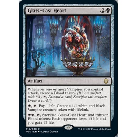 Glass-Cast Heart