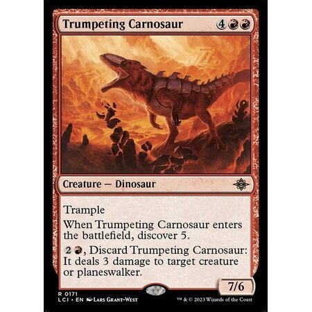 Trumpeting Carnosaur