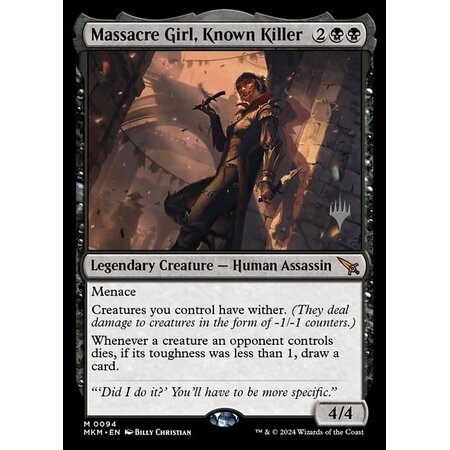 Massacre Girl, Known Killer - Promo Pack
