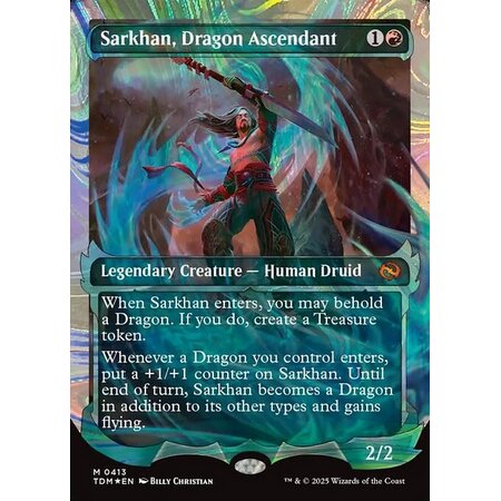 Sarkhan, Dragon Ascendant - Halo Foil