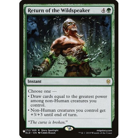 Return of the Wildspeaker