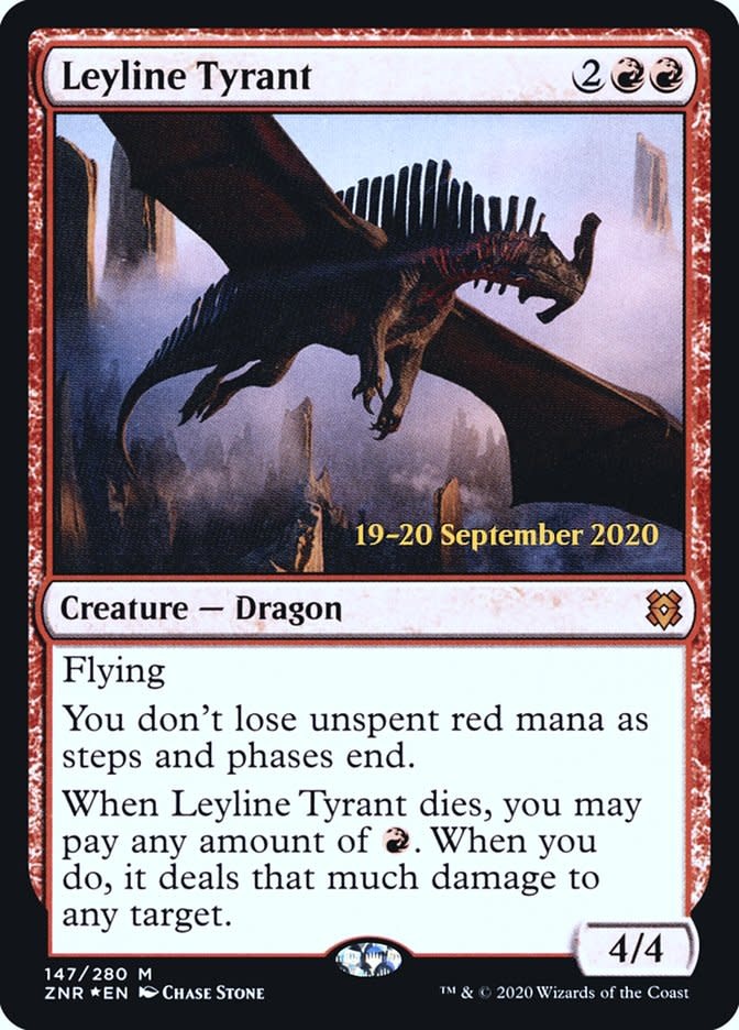 Leyline Tyrant - Prerelease Promo - Foil
