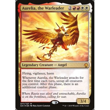 Aurelia, the Warleader - Foil (MP)