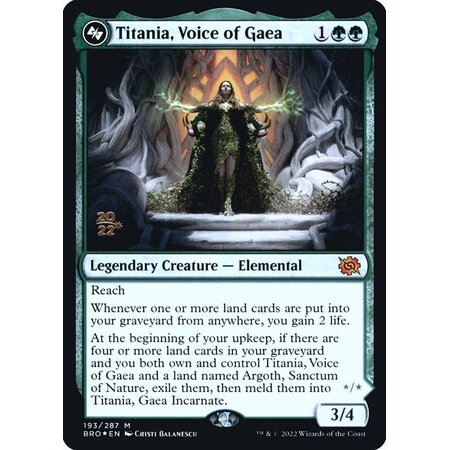 Titania, Voice of Gaea - Prerelease Promo - Foil
