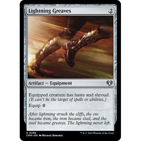 Lightning Greaves - Foil