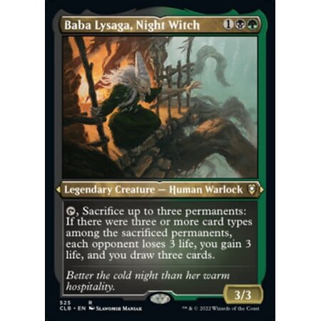 Baba Lysaga, Night Witch - Foil-Etched