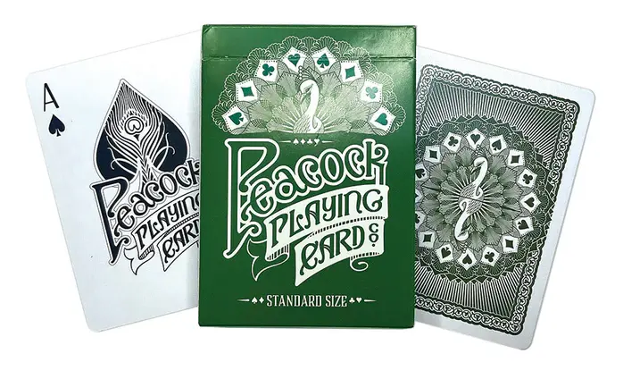 Peacock Playing Cards - Standard Deck