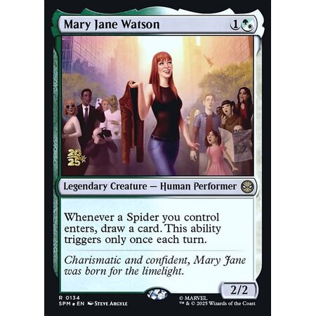 Mary Jane Watson - Foil - Prerelease Promo