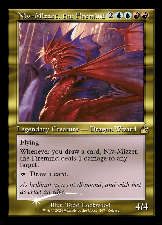 Niv-Mizzet, the Firemind - Foil - Release Promo