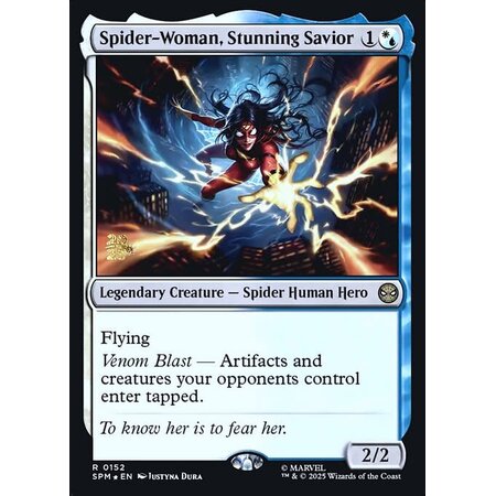 Spider-Woman, Stunning Savior - Foil - Prerelease Promo