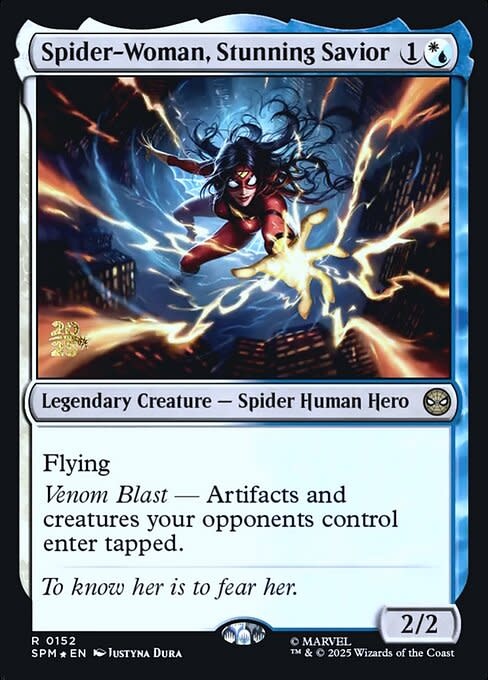 Spider-Woman, Stunning Savior - Foil - Prerelease Promo