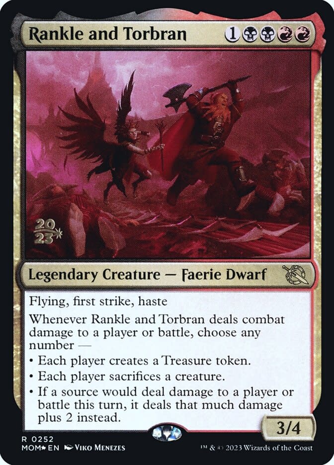 Rankle and Torbran - Foil - Prerelease Promo