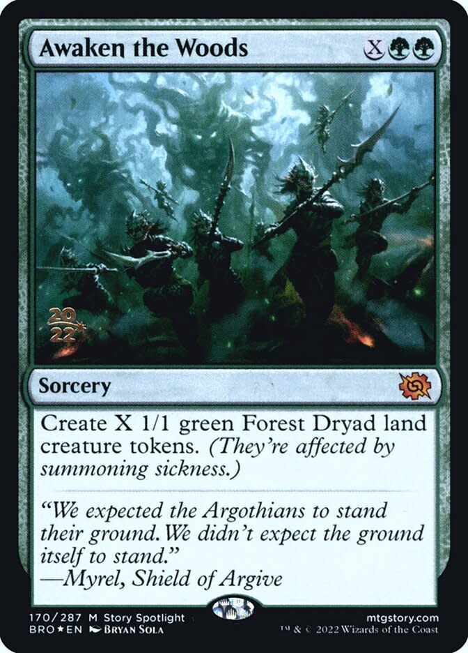 Awaken the Woods - Prerelease Foil
