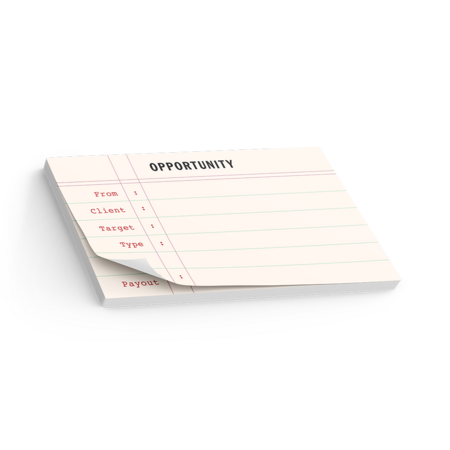 PREORDER - Blades '68 - Score Pad