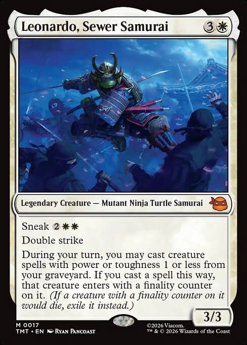 Leonardo, Sewer Samurai - Foil