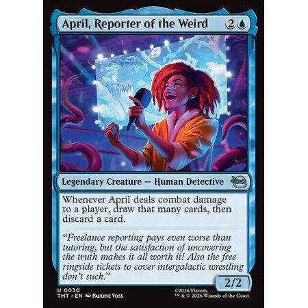 April, Reporter of the Weird - Foil