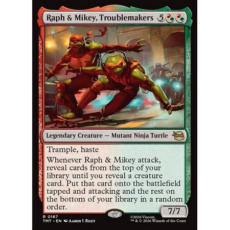 Raph & Mikey, Troublemakers - Foil