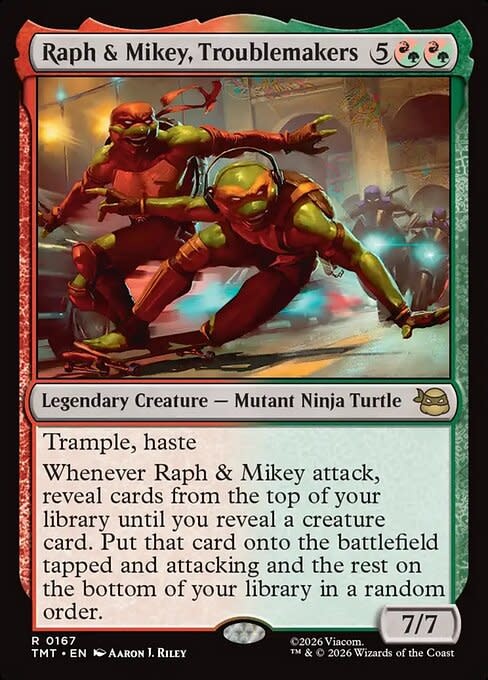 Raph & Mikey, Troublemakers - Foil