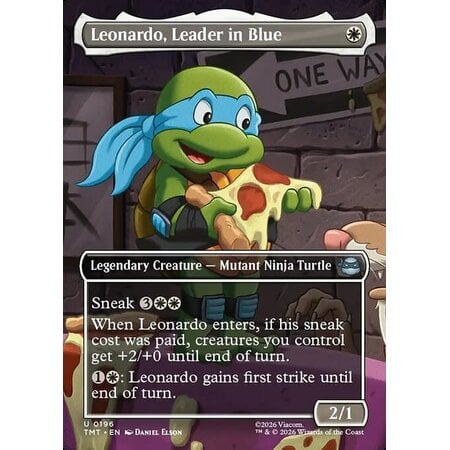 Leonardo, Leader in Blue - Foil