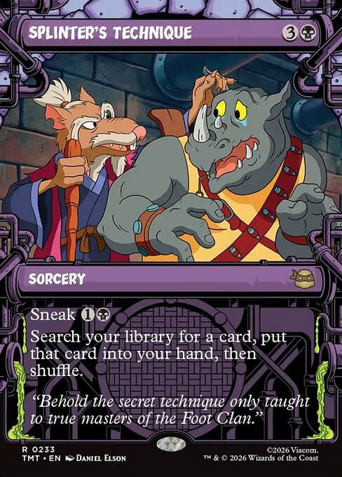 Splinter's Technique - Foil