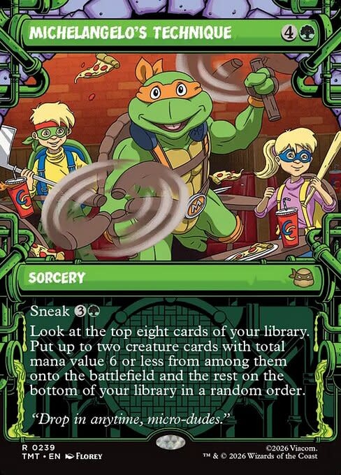 Michelangelo's Technique - Foil